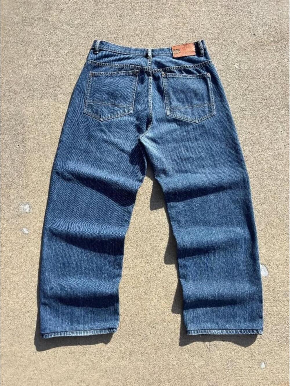 Vintage Ecko Y2K Skater Relaxed Fit Blue Denim Jeans Wide